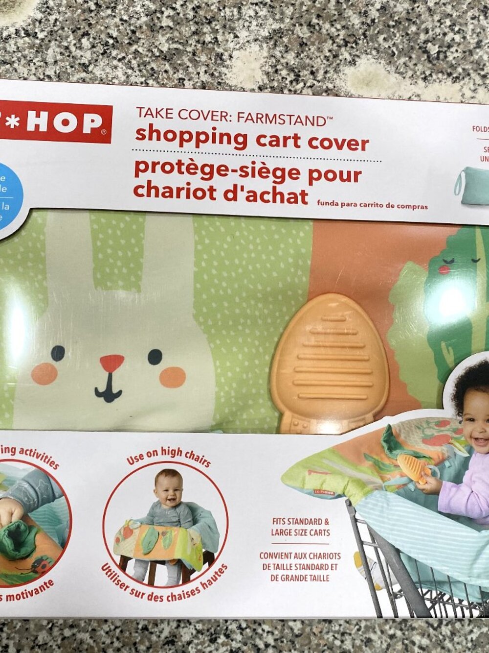 New in Box SKIP HOP Farmstand Shopping Cart Cover